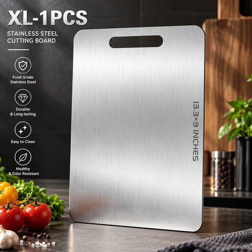 304 Stainless Steel Kitchen Cutting Boards Double Sided Multipurpose