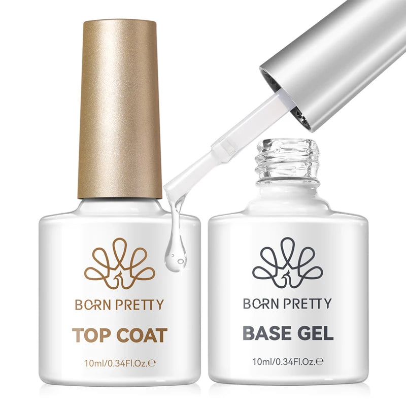BORN PRETTY 10ml Base Gel Super Top Coat Water Drop Top Coat