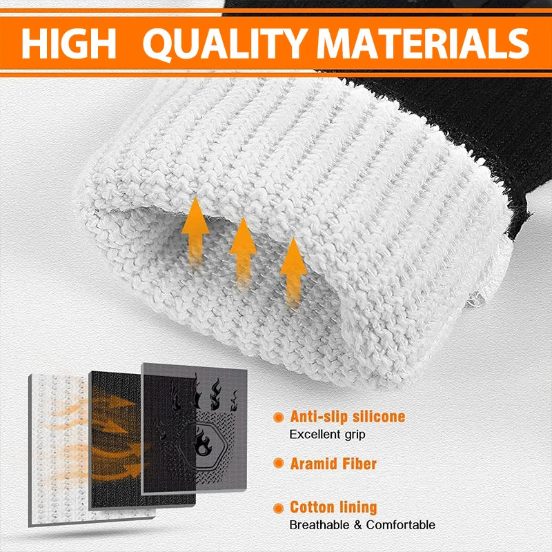 1PC / 1 Pair Oven Gloves, Oven Mitts, Heat Resistant Fireproof