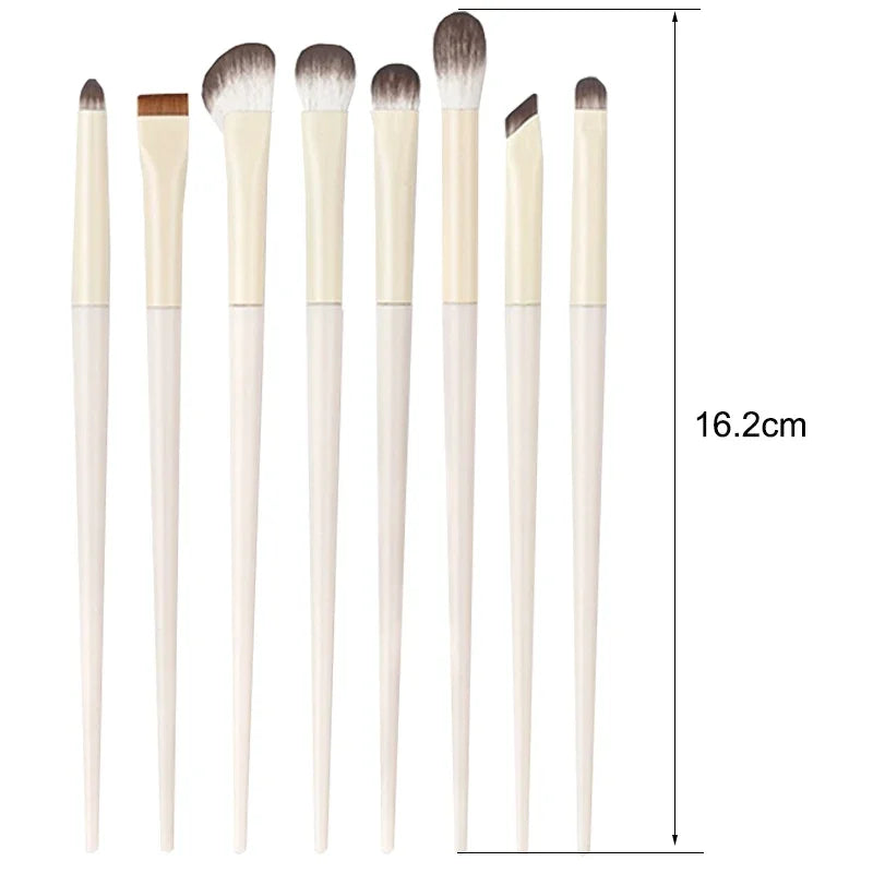 5/6/8/10pcs Natural Eye Makeup Brushes Set Detail Eyeshadow Brush