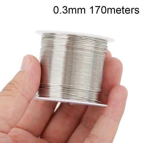 1roll Stainless Steel 0.2 0.3 0.4 0.5 0.6 mm Beading Wire Line Thread