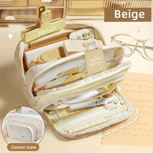 A Large-capacity Multi-layer Pencil Case, A Simple Multi-purpose