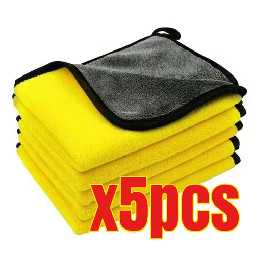 3/5/10Pcs Car Wash Microfiber Towel 30*30CMCar Cleaning Drying Cloth