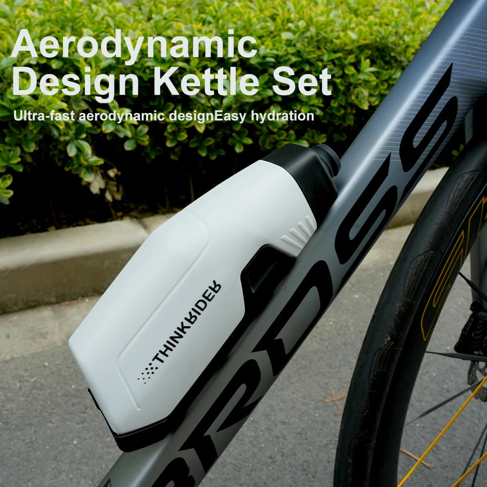 ThinkRider Bicycle 650ml Aerodynamic Water Bottle Bracket Set Bike