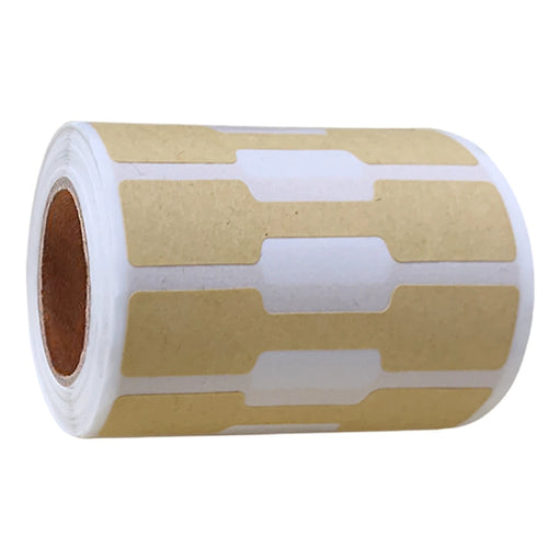 500pcs/roll Kraft Paper Price Stickers Jewelry Price Tags Self