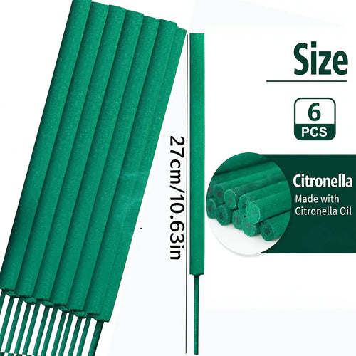 Garden Lemongrass Large Incense Sticks, 27cm Extra Long