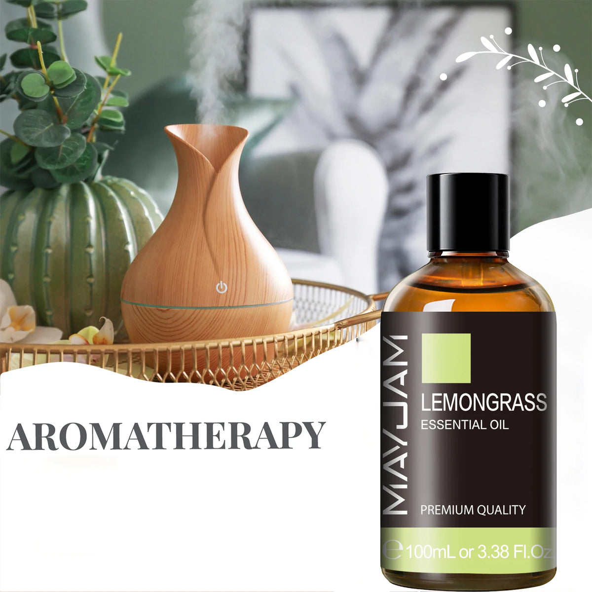 MAYJAM 100ML Pure Natural Plants Essential Oil For Humidifiers