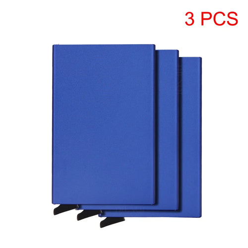 Rfid Metal Credit Card Holder Luxury Men Minimalist Wallet Cardholder