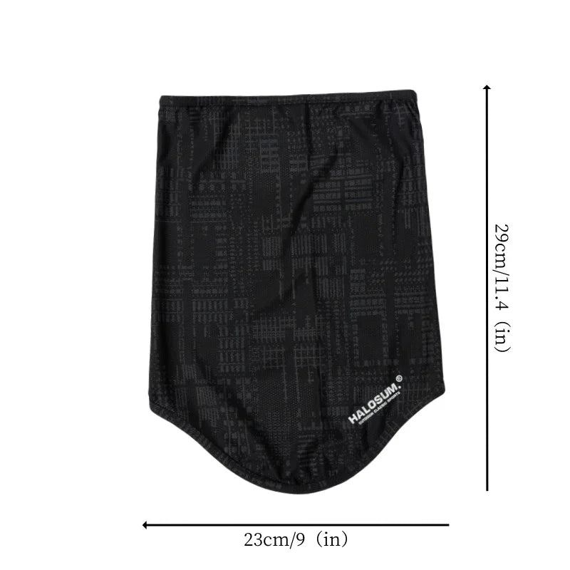 Thin Breathable Quick-dry Outdoor Face Mask Sun Protection Summer Ice
