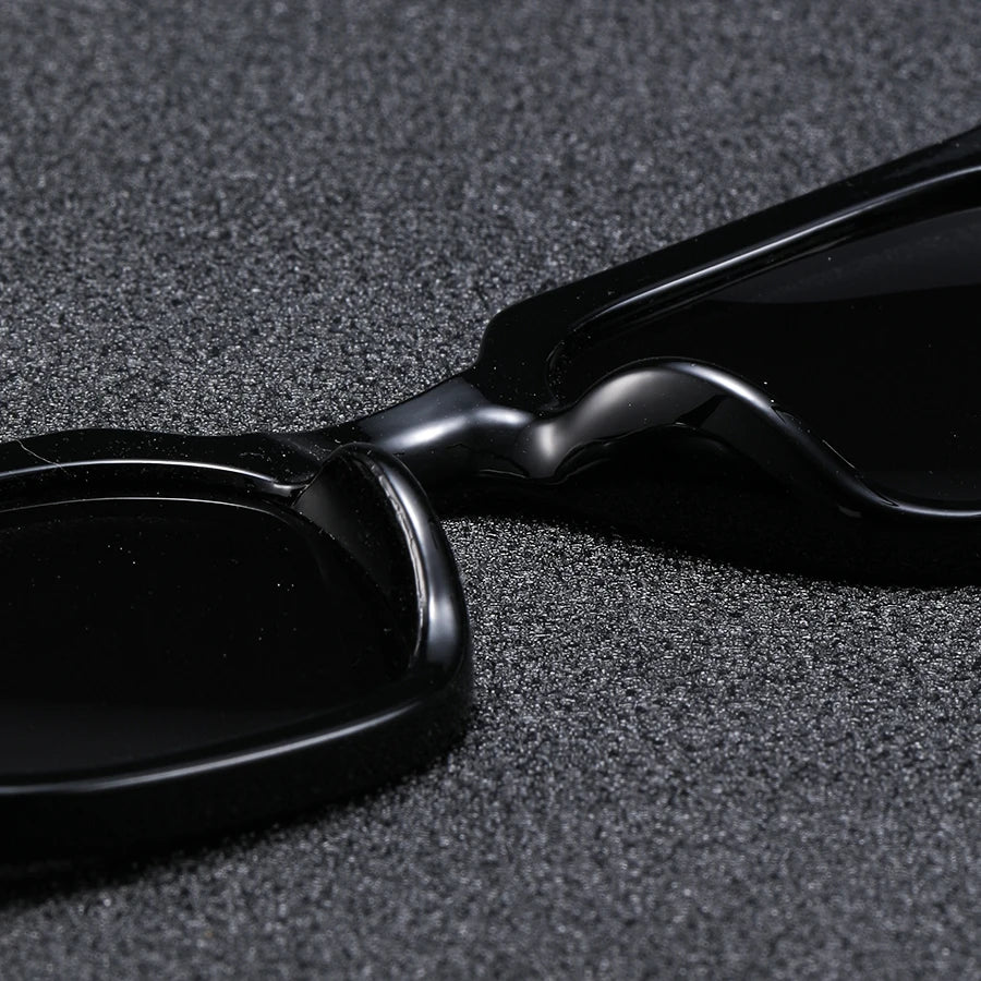 Men's Fashion Glasses New Trendy Square Frame Retro Rivet Y2K