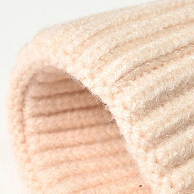 Winter Knitted Hat Warm Outdoor Sport Cold Protection Running Beanie