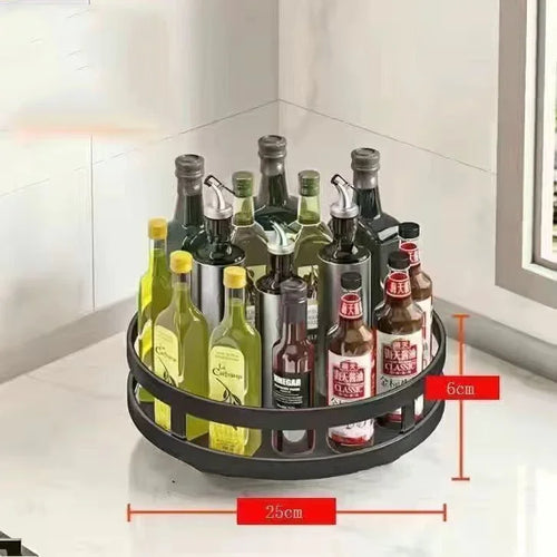 Multi-purpose 360° Rotating Storage Box Space-saving Non-slip