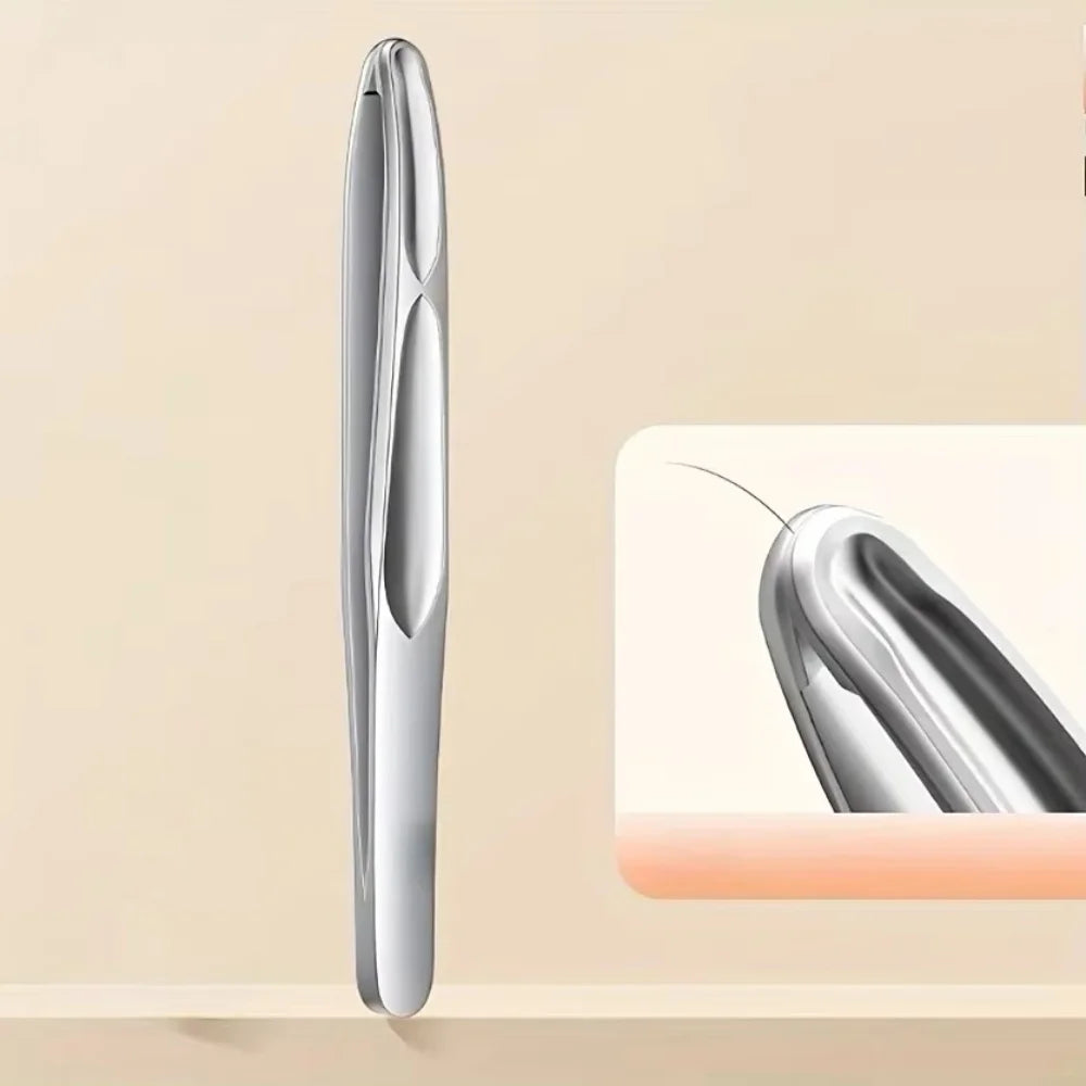 Premium Round Head Tweezers Precision Clips Eyebrow Grooming Facial