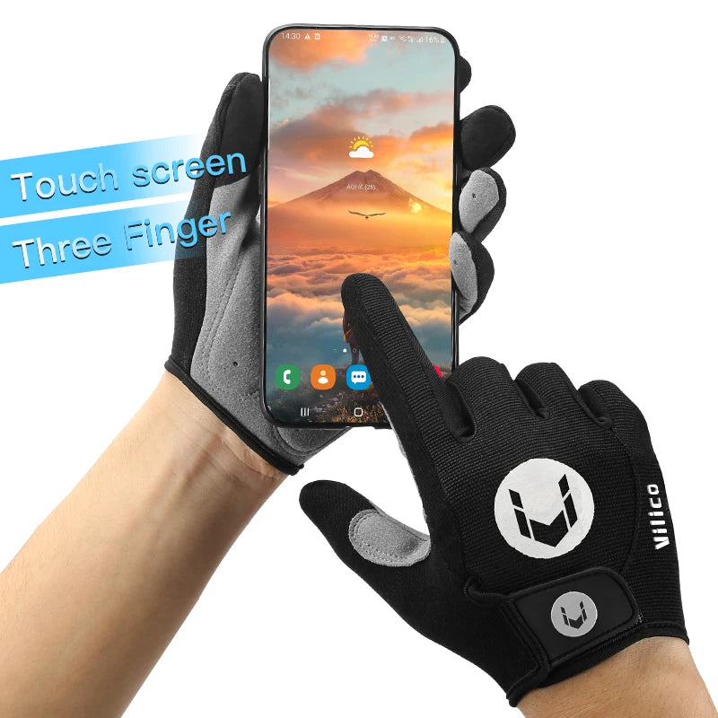 Sports Cycling Gloves Breathable Non-slip MTB Road Bike Gloves Touch