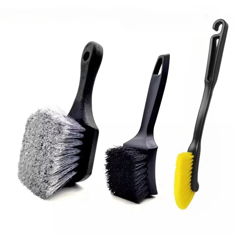 Car Tire Wheel Rim Cleaning Brush Detailing Brushes Wash Towel Kit