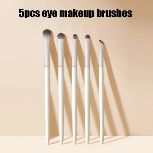 5/6/8/10pcs Natural Eye Makeup Brushes Set Detail Eyeshadow Brush