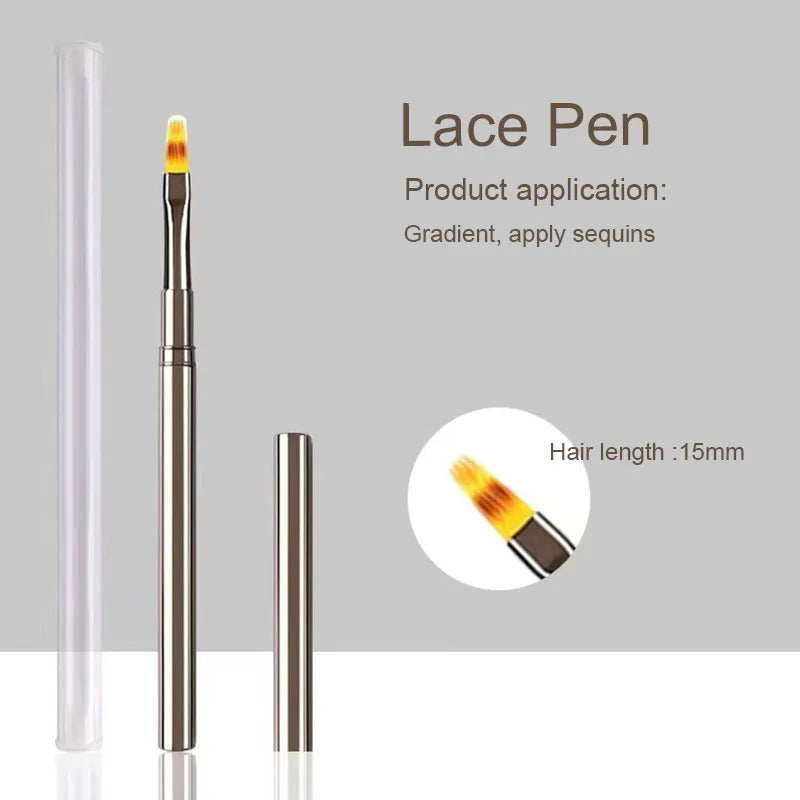 Nails Art Liner Brushes Striping Drawing Elongated Lines Painting