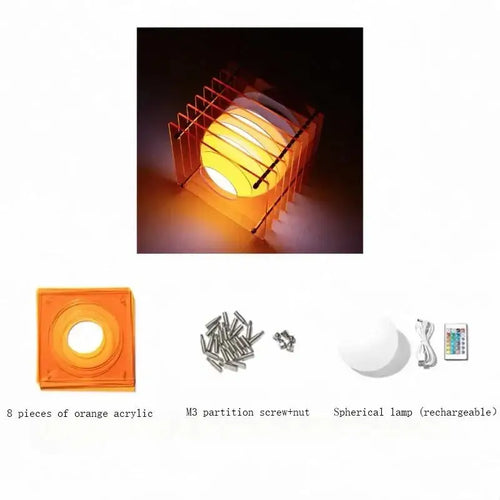DIY Acrylic Thousand Layer Lamp Moon Lamp Desktop Decoration Suspended