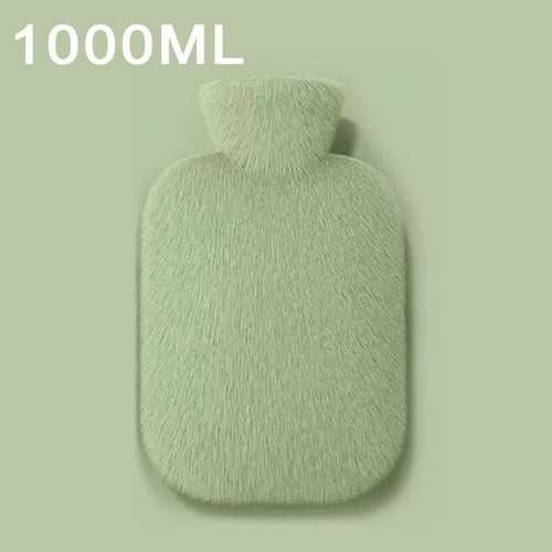 1/2PCS1000ML Soft Hand Warmer Hot Water Bag Bottles Removable Washable