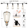 ST38 String Lights Outdoor Garland Connectable Shatterproof Waterproof