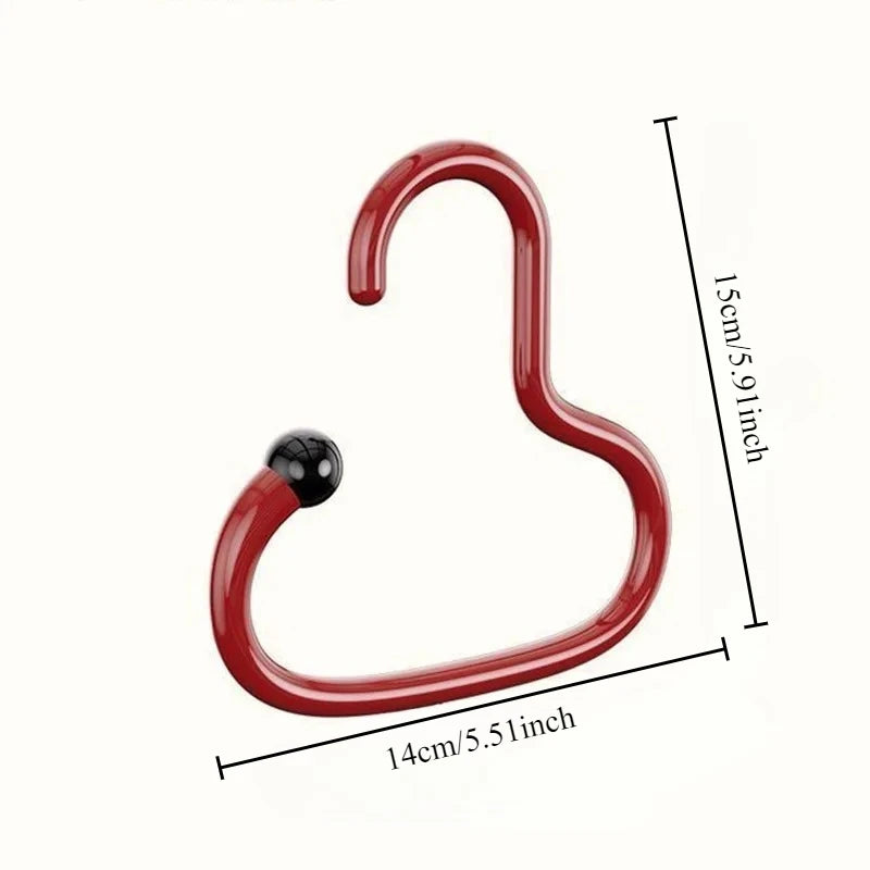 3 Pcs Hook Home Dopamine Cloakroom Hook Punching-Free Wardrobe Tie Belt
