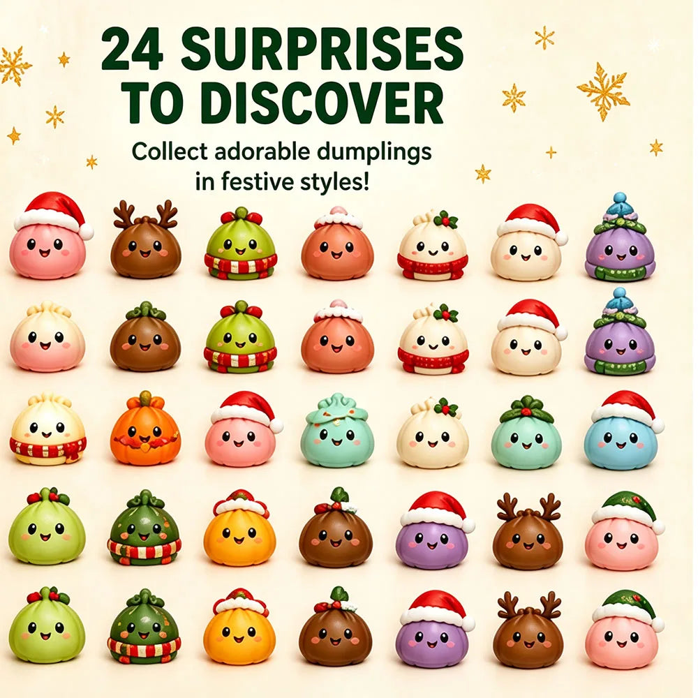 Christmas Squishy Advent Calendar 24 Day Countdown Surprise Box