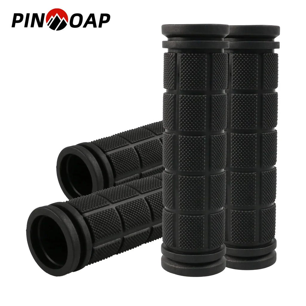 Bicycle Handlebar Gloves Soft Rubber Black Anti Slip Durable