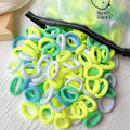 50PCS/Set Women Girls Basic Hair Bands  Simple Solid Colors Elastic