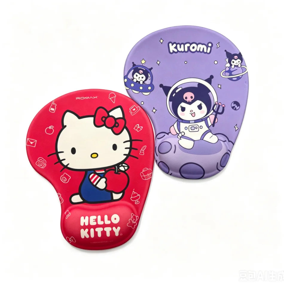 Ergonomic Wrist Rest Mouse Pad Cute Cartoon Silicone Cushion Non Slip