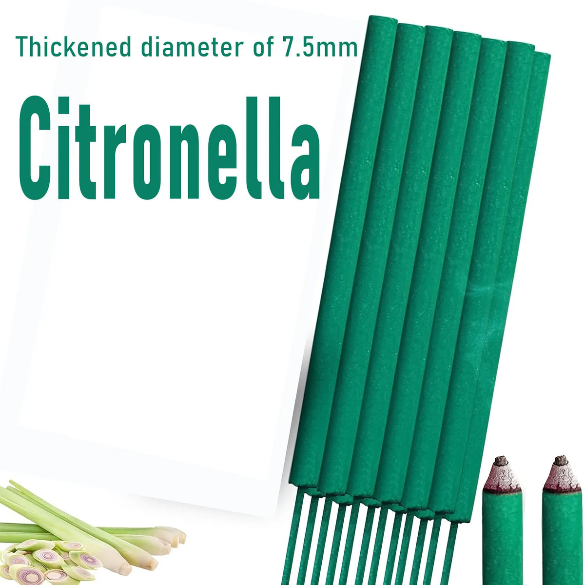 Garden Lemongrass Large Incense Sticks, 27cm Extra Long