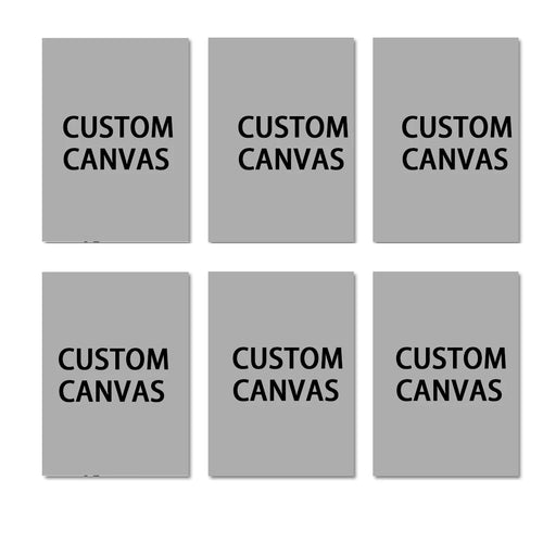 6 Pcs/Set Personalized Canvas Painting Custom Wedding Family Life