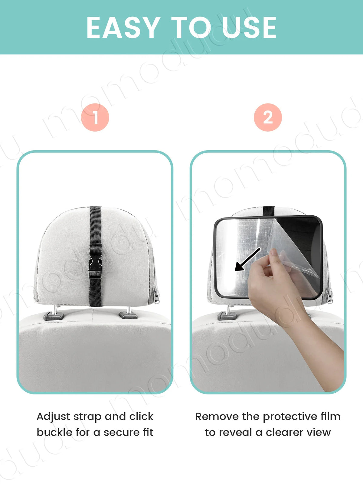 Car Mirrors for Baby Car Seat Shatterproof Mirrors Adjustable