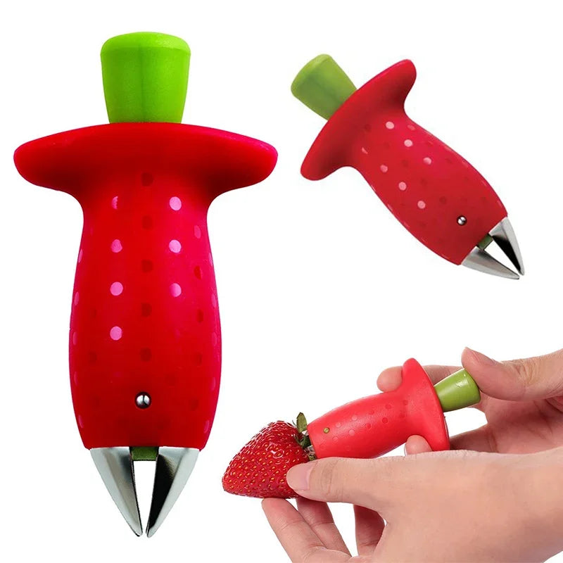 Strawberry Slicer Cutter Strawberry Corer Strawberry Huller Fruit Leaf