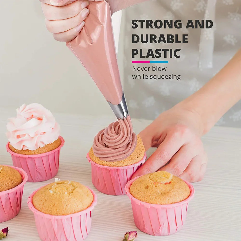 Disposable Piping Bag Pastry Icing Fondant Cake Cream