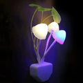 Novelty Mushroom Fungus Night Light EU & US Plug Light Sensor 220V