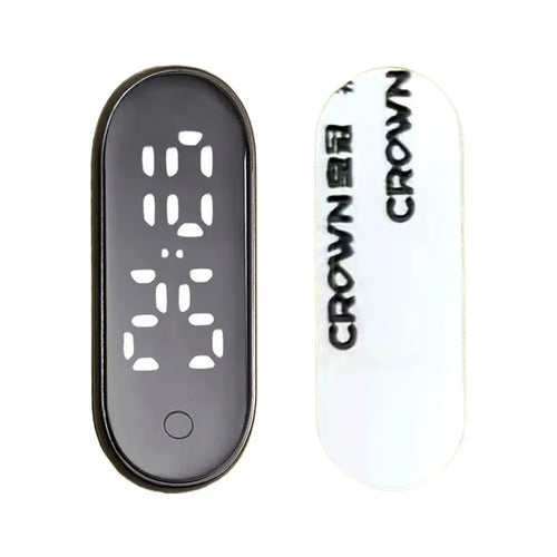 Mini Electric Car Clock LED Movement Touch Waterproof Portable Car