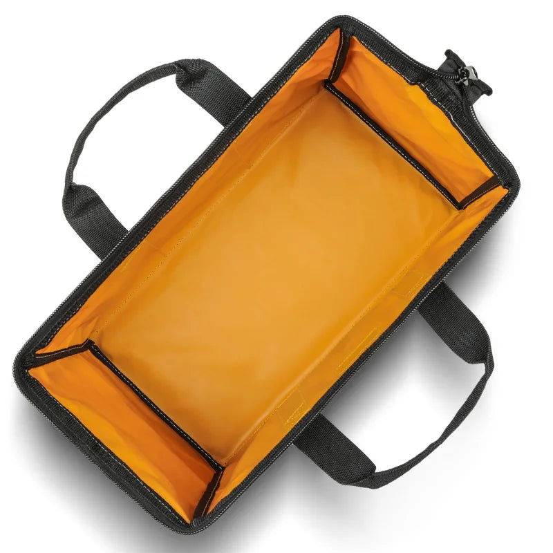 Tool Bag for Men, Heavy Duty Tool Bag Wide Mouth Tote for Various
