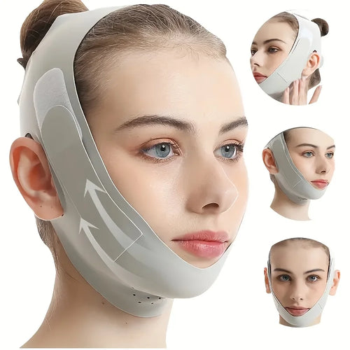 Graphene V-Shape Face Lift Band - Adjustable Double Chin Reducer