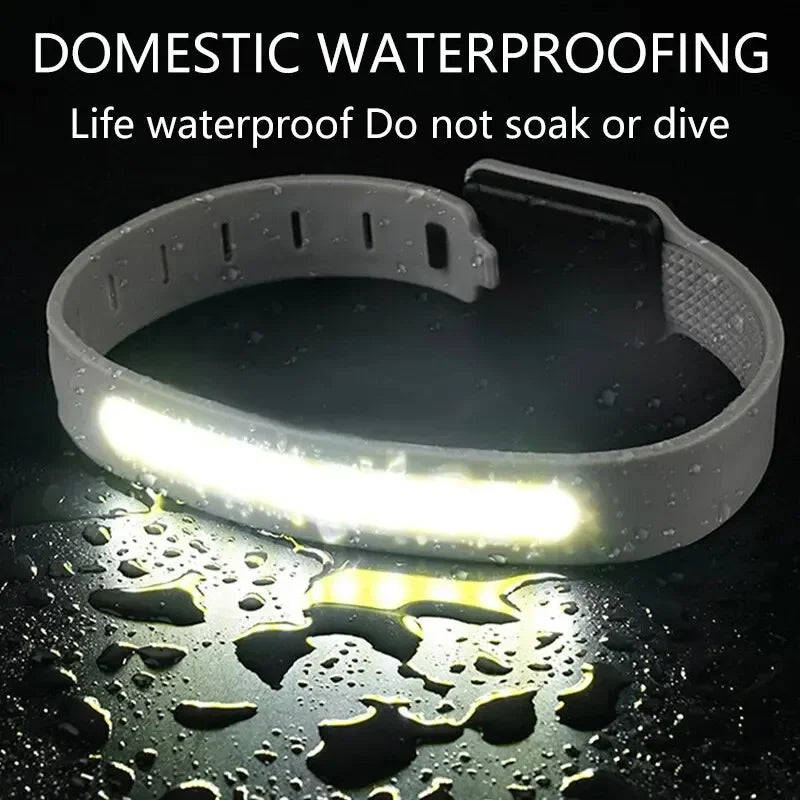COB LED Armband Light 350mAh 500LM Sport Night Running Warning Arm Leg