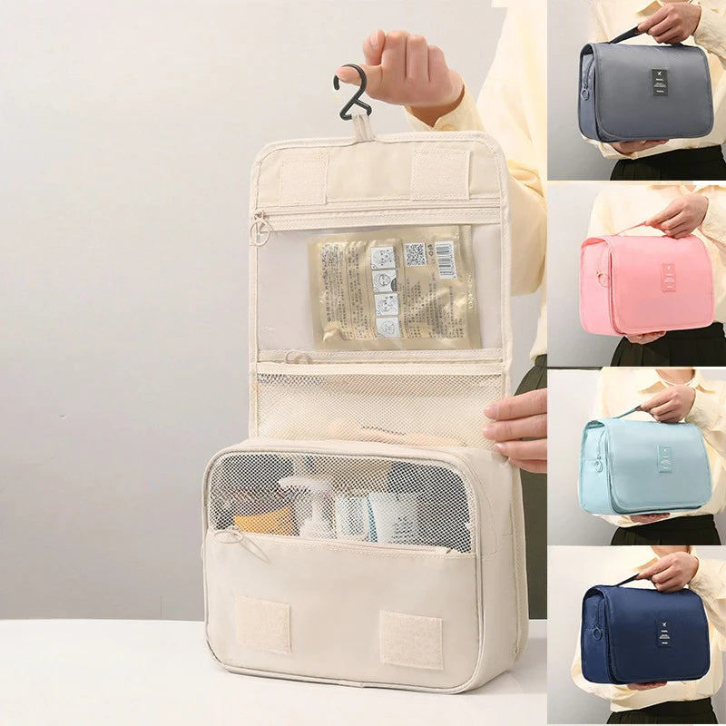 Portable Hook Toilet Bag Multi Functional Travel Waterproof Wear