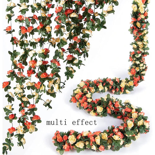 250CM Artificial Rose Flowers for Wedding Home Room Decoration Autumn