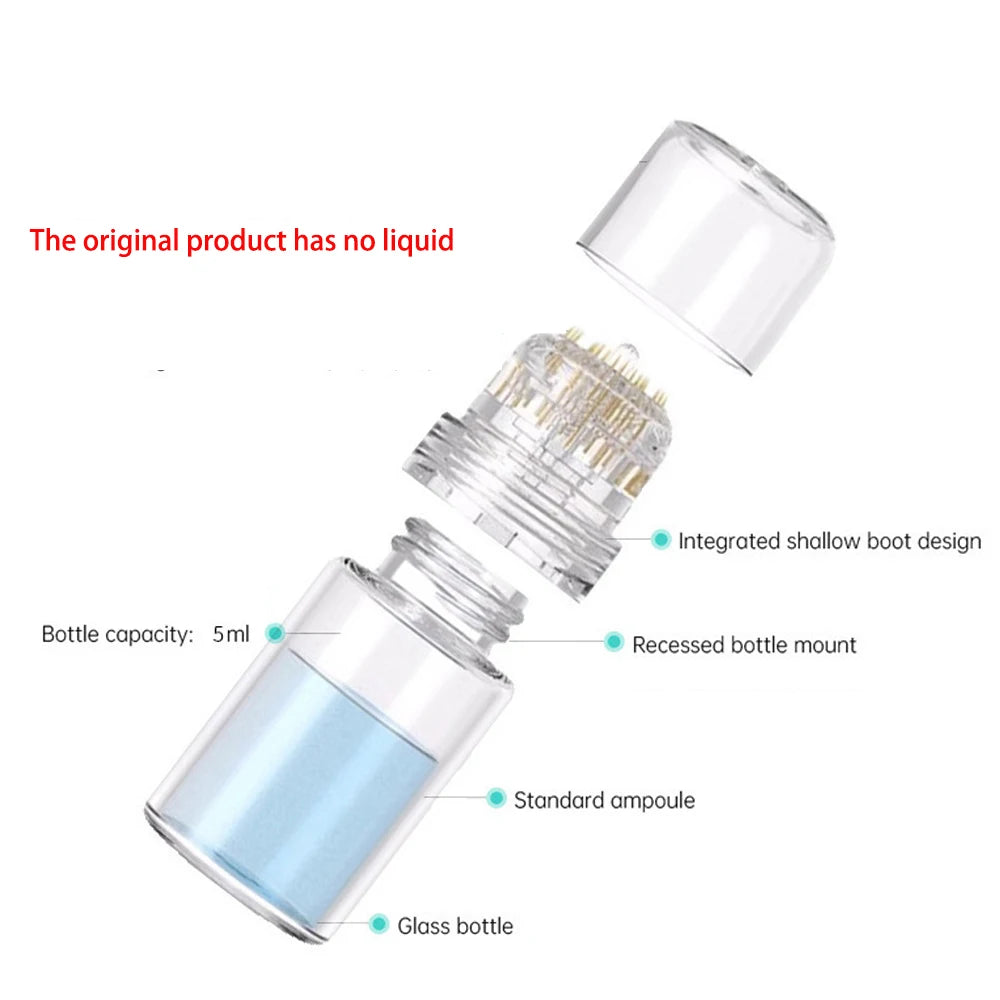 20Pin Needle Derma Stamp Microneedling Stamping Serum Applicator Derma