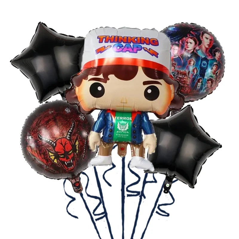 Cartoon Strange Story Foil Balloons Carnivorous Flower Festival