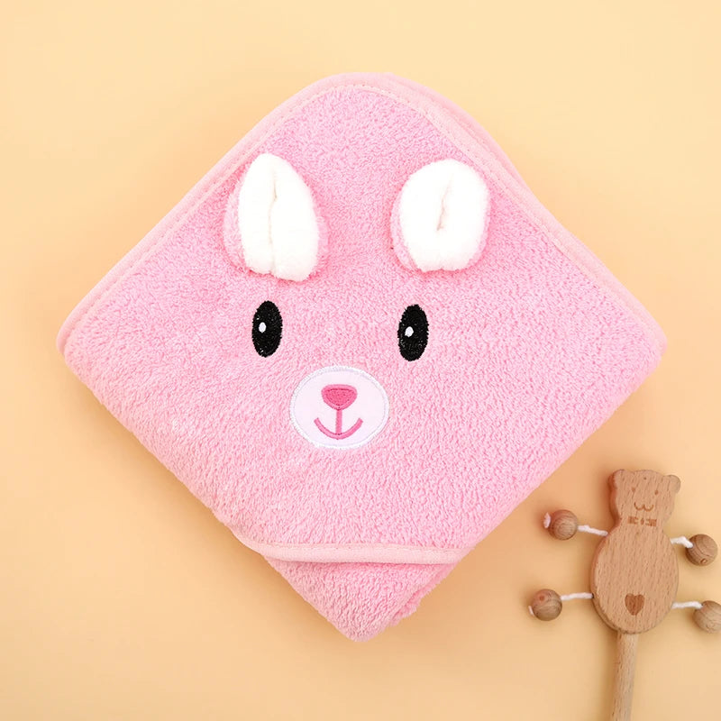 Cute Cartoon Animal-Shaped Multifunctional Large Towel for Infants