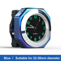 Universal 22-28mm Waterproof Motorcycle Bike Handlebar Clock Mount