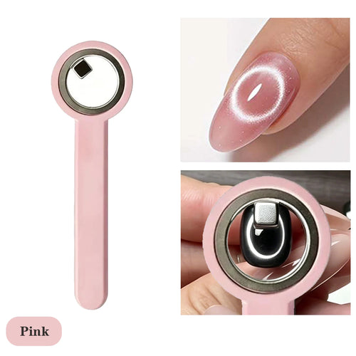 Halo Cat Eye Nail Magnet Ring Magnetic Tool with Handle for Cat Eye