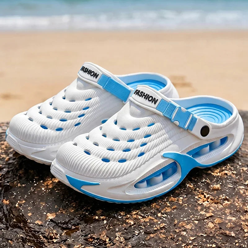 2026 Men's Summer Outdoor Sports Toe-Toe Slippers, Thick-Soled Sandals