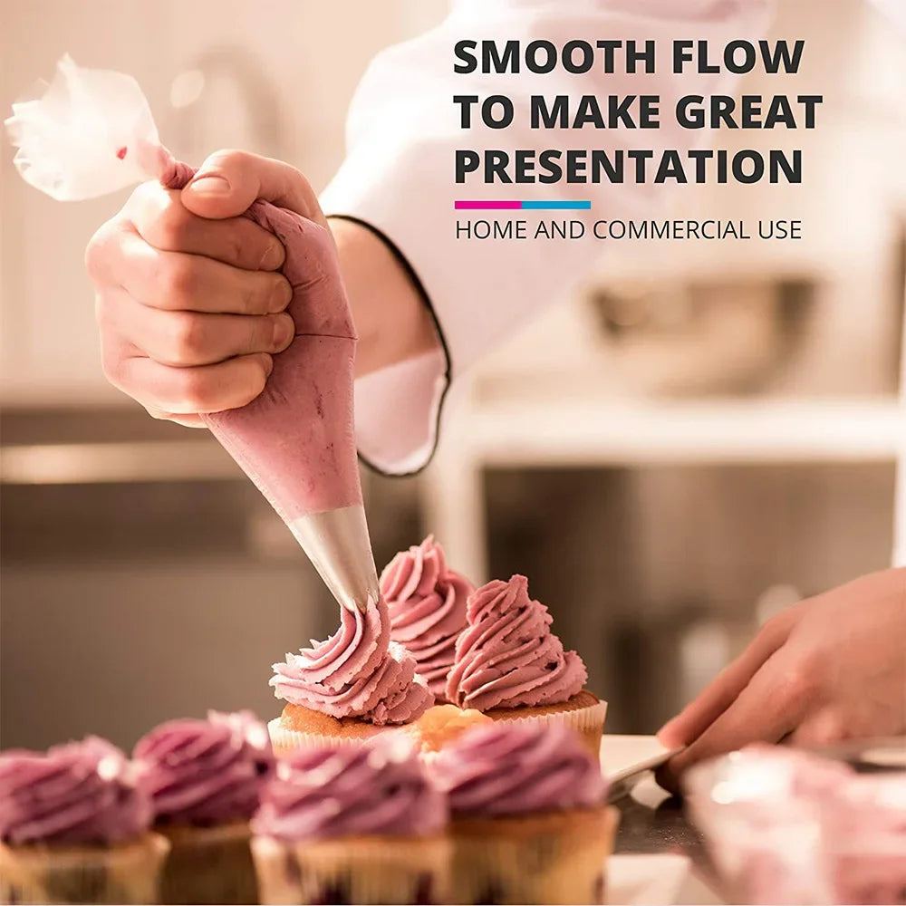 Disposable Piping Bag Pastry Icing Fondant Cake Cream