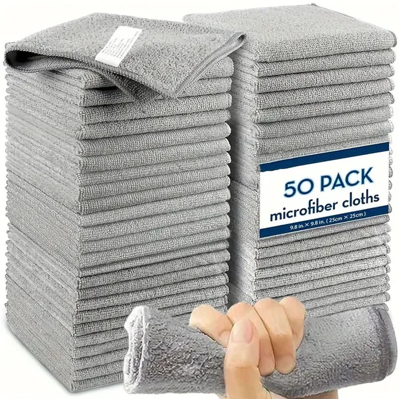Microfiber Cleaning Cloths for Bicycle Car Kitchen Towel Absorbent