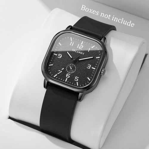 Fashion Square Women's Watch Casual Silicone Strap Quartz Watches